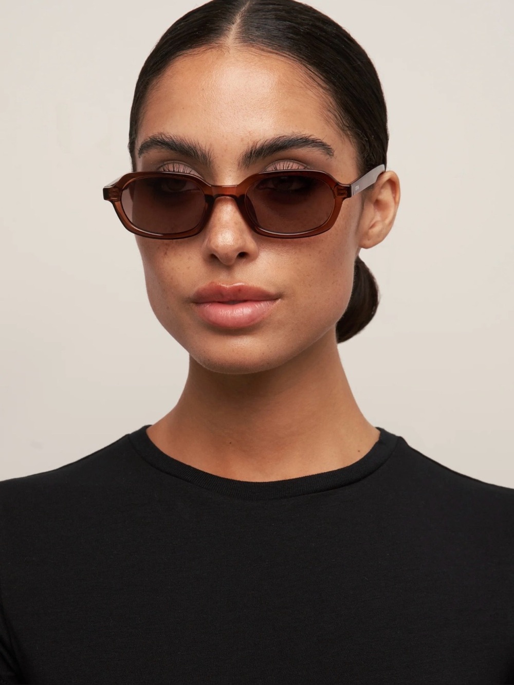 OTRA Abby Transparent Maple Sunglasses
